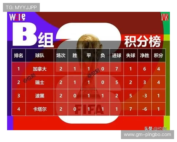 加拿大1-2瑞士：世界杯B组末轮战报